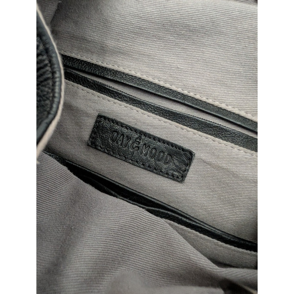 Day and Mood Hannah Black 100% Leather Backpack Utility Soft Minimal main image 13